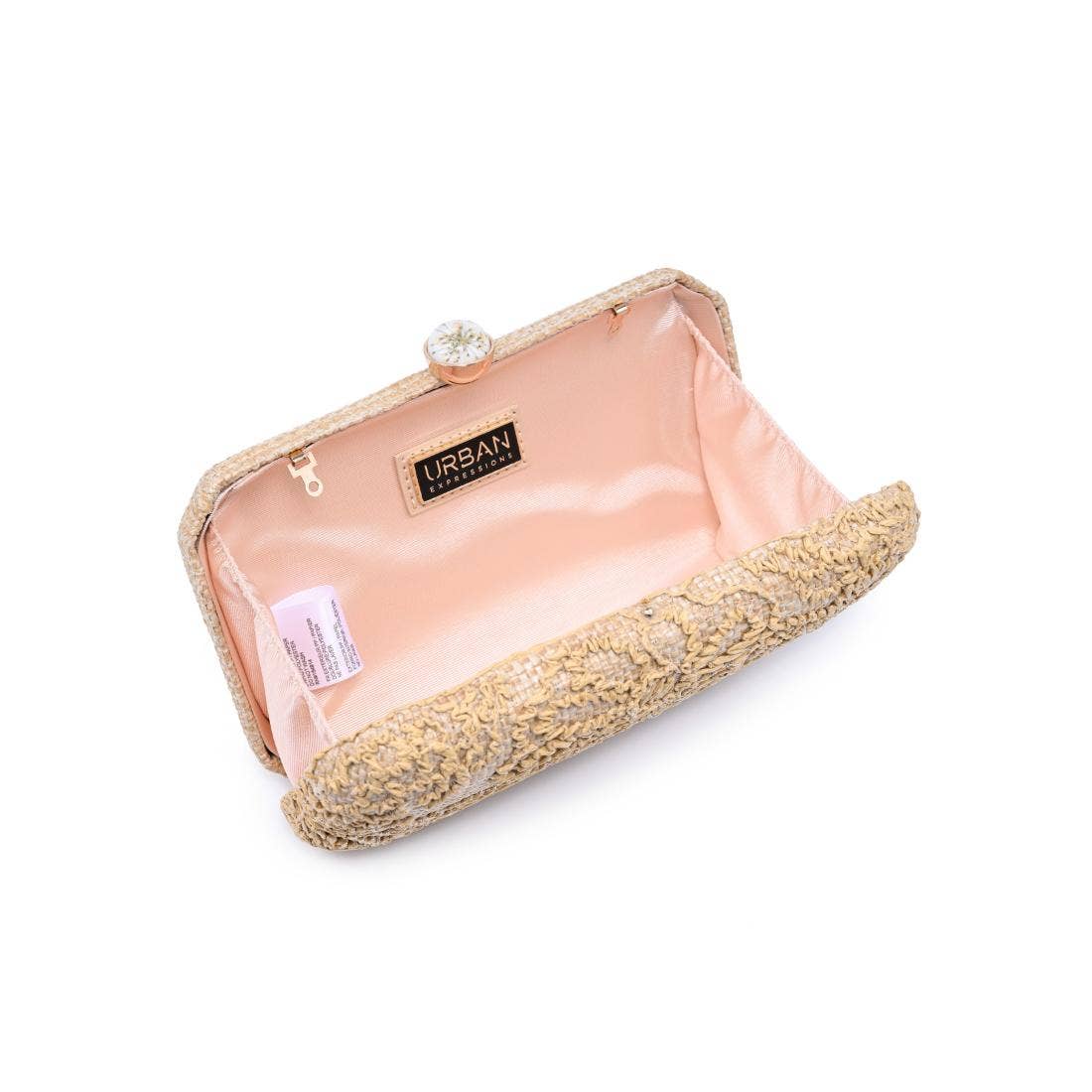 Carter Evening Bag: Natural