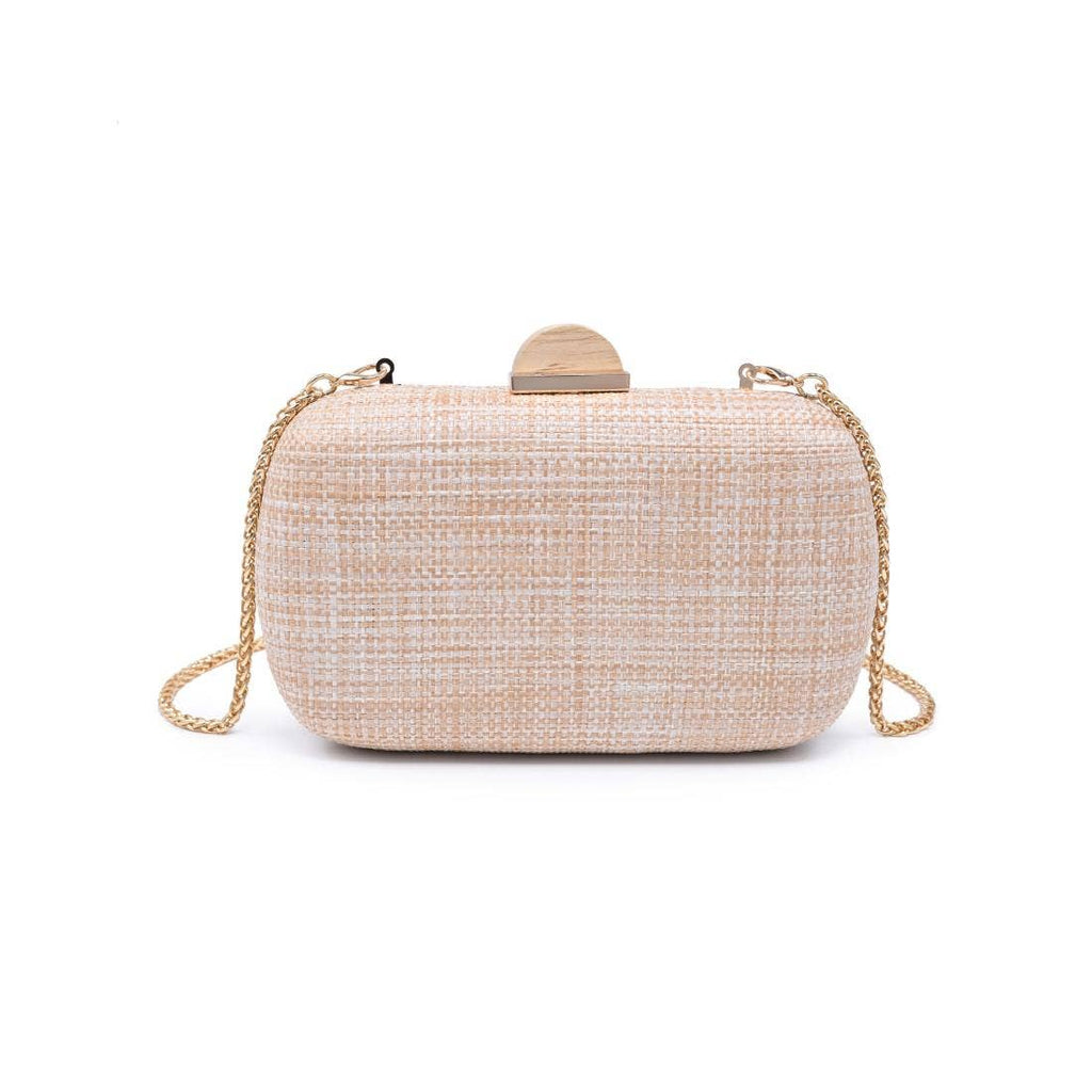Kayden Evening Bag: Pink Natural