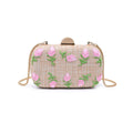 Kayden Evening Bag: Pink Natural
